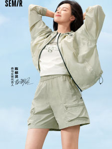 Áo Khoác Nữ Semir 2024 Mùa Hè Áo Khoác Ngoài Dài Tay Có Mũ Trùm Đầu Rộng Rãi Thoải Mái Chống Nắng Ngoài Trời Áo Khoác Ngoài