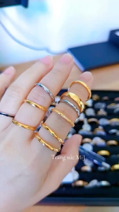 [Trang Sức MiJ] Nhẫn Titan Nam Nữ Loại 1 – Trơn Đơn Giản Không Đen Không Dị Ứng