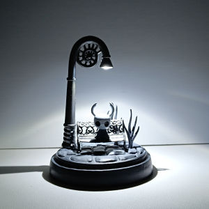 Bandai | 11cm Hollow Knight Action Figures Street Lamp Hollow Knight Decoration Figures Ornament
