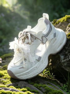 Josiny | Breathable Thick Bottom Dad Shoes for Women Height Increasing