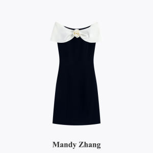 Elegant Summer Evening Dress Camellia Black