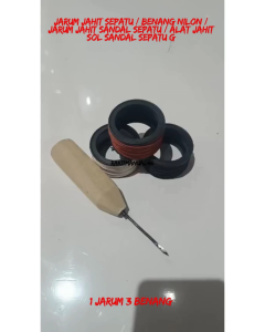 Benang Jahit Sepatu 10 – 15 Meter Dan Jarum Jahit Sol Sepatu Sandal Serbaguna G