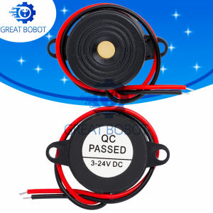 1~10PCS SFM-20B Piezoelectric Piezo Electronic High Decibel Active Buzzer Alarm Speaker DC3 - 24V Continuous Sound for Arduino