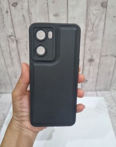 Softcase Oppo A77s/A57 4g - Case Leather Protect Pro Camera Untuk Oppo A77s/A57 4g - Black