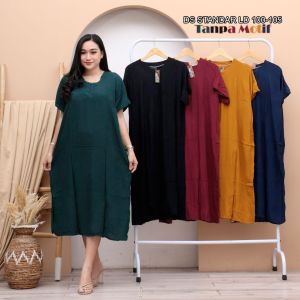 Daster longdress kancing busui aneka motif terbaru / daster ibu muda kekinian / daster harian santai