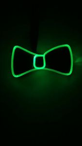 New LED Light-emitting tie 5V Dance Wedding Creative Flash Bow Tie Bar Nightclub Performance Glowing Props