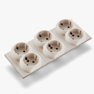 Skin Sensation Wall Socket Embedded Integrated Panel Skin Feel Paint Power Sockets DIY Combination Embedded Paint Socket Sockets