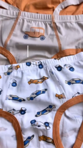 Magic Kids 3 in 1 Underwear Brief Cotton Spandex Soft Comfortable and Breathable for Boys 1-9 Years Old