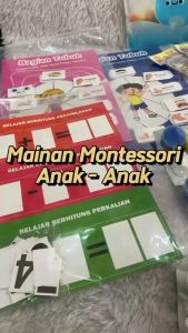Mainan Montesorri / Merangsang Motorik Halus Dan Kasar Pada Anak / Mainan Anak / R B