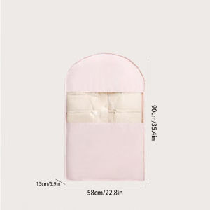 1pc Down Jacket Compressed Dust Cover Clothes Compression Hanging Bag Household Visible Clothes Storage Bag Wardrobe Organizer