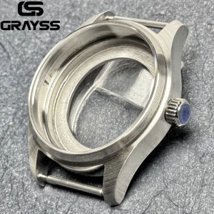 36/39mm Pilot Little Prince Watch Case Stainless Steel Sapphire Glass 20ATM Fit NH35 NH35A NH36 Movement Part 1pcs glass back