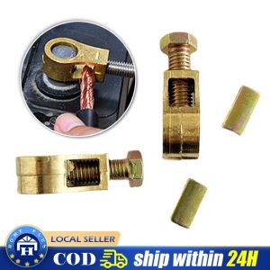 【Local delivery】 Copper Car Battery Terminal clamp Wire Cable Clamp Copper Electric Battery Connector Clamps Auto Accessories
