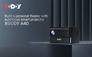 XGODY A40 Android Smart Projector 1080P HD 2.7" LCD Screen 9000 Lumens Portable Projector for Home Theater Support Wireless Wifi Display Bluetooth Free Shipping
