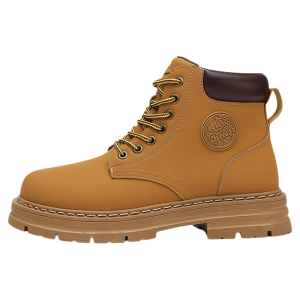 Warrior | Mens Summer New Style Casual Retro Thick-soled Outdoor British Style Yellow Boots