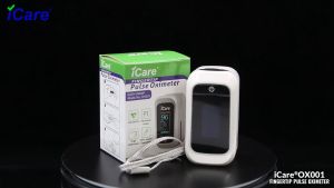 iCare OX001 Fingertip Pulse Oximeter (SpO2)Blood Oxygen Saturation Monitor with Pulse Rate Measure