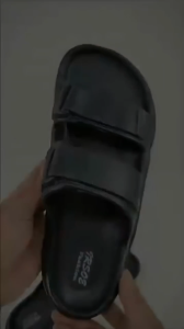 Sandal slide pria keren casual ban dua premium distro Sendal pria kekinan slop karet empuk anti slip dewasa cowok HENGRUN