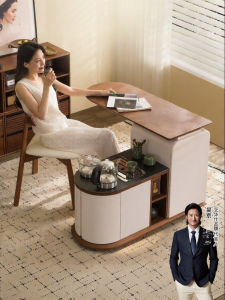 Portable Electric Kettle Integrated Tea Table