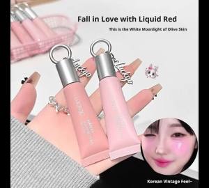 Jaysuing(简素净) | Moisturizing Liquid Blusher Mirror Blush Liquid Makeup Water Light Cheek Brighten Face Contour Rouge Cosmetics Tools For Girls