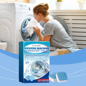 Washing machine effervescent cleaning tablets Automatic sterilizationdisinfection and decontamination detergent Lemon fragrance