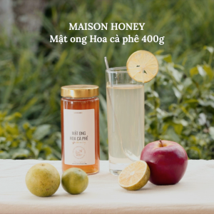 Mật ong Hoa cà phê MAISON HONEY 400g - Vị ngọt thanh hương caramel tinh tế
