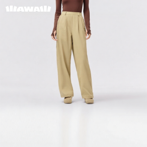 Beneunder | Water-Resistant Straight Leg Pants for Women Outdoor Casual Hiking Trousers High Waist Long Pants Nylon Spandex Blend