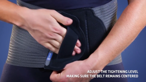 [MDA Approved] Thuasne Lombaskin Lower Back Support Belt - Breathable Combitex® Fabric