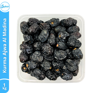 Kurma Ajwa Asli Madinah 1kg kurma AJWAH Premium Bisa COD - SHABANI STORE