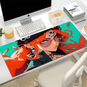 Bandai | One Piece Straw Hat Pirates Gaming Mouse Pad Large Rubber Keyboard Desk Mat With 2MM Stitched Edge Design