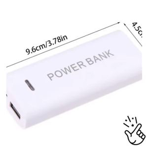 1/2/3/4pcs Portable Power Bank Case DIY 1Cell 18650 Battery Box For Smart Phone Charge 5V 1A For 18650 Battery