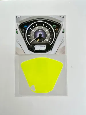 ฟิล์มกันรอยหน้าไมล์ Honda Lead125 สีใส ฟิล์มกันรอยอย่างดี ใช้ได้กับรุ่นเก่าและรุ่น 4 วาล์ว