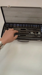 Socket wrench set 24PCS Automotive Tools Set For Car/Truck Repair 1/2 Drive Flyman Torque Ratchet Wrench Socket Heavy Duty Impact wrench socket