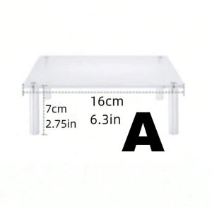 Transparent Square Acrylic Cake Stand Cake Display Rack For Wedding Party Dessert Exhibition