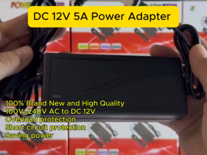 DC12V Adapt 5A CCTV Power Supply Adapter 12V Power Adaptor