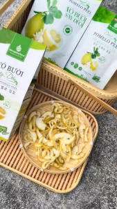 Vỏ Bưởi Sấy Dẻo NONGLAMFOOD Hàng Chuẩn Xuất Khẩu Hương Vị Chua Ngọt Hài Hòa Trái Cây Sấy Dẻo Ăn Vặt Văn Phòng Túi 25g