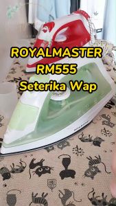 ROYALMASTER RM555 Steam Iron Travel Iron ( 1200W ) Non-Stick With Over Heat Protection Seterika Wap Mudah Alih