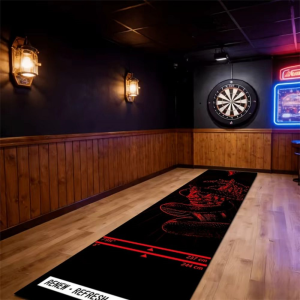 VIKAMA Professional Dart Training Mat Wear-Resistant Easy Clean Throw Line Rug Bar Game Room Home Decoration