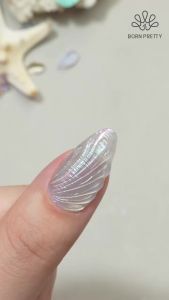 BORN PRETTY | BORN PRETTY 3pcs White Cat Magnetic Gel Polish Set With 5D Sculpting Gel Nail Polish for Create Summer Nails DIY Home Manicure