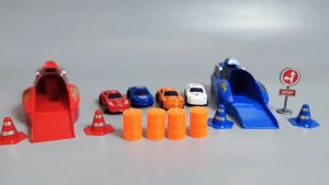 Mainan Anak Mobil Truck Ejeksi 4 Pcs Mobil Paduan Set Mainan Vehicle Alloy