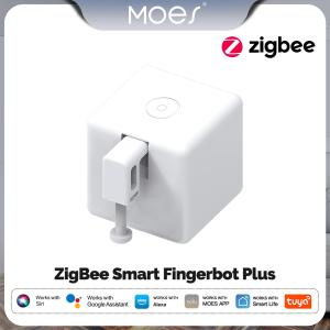 MOES Tuya ZigBee Fingerbot Plus Button Pusher finger robot automatic Voice Control Smart Life App work with Alexa Google Home