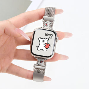 CRAFTSMAN DAI | Milanese Loop Magnetic Cute Creative Print Womens Watch Band