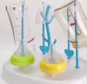 Rak Tempat Pengering Botol Susu Dot Bayi / Baby Feeding Bottle Drainer