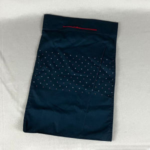 Fresh Stripe Cotton Shopping Bag Small Handheld Rucksack for Shopping And Strolling Eco-Friendly Canvas Storage Pouch