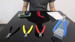 Universal Stainless Steel Pliers DIY Electronic Diagonal Side Cutting Nippers Wire Cable Cutter 3D Printer Parts Hand Tools