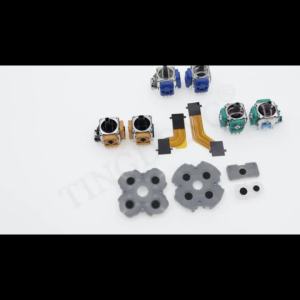 3 in 1 Joystick Kit For PS5 V1.0 Controller Analog Stick LR Flex Cable Conductive Rubber Pad Anti Drift Repair Replacement