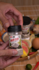 [Hủ 100g] Muối tiêu Làng Chài Xưa - Muối ngon tiêu thơm - Chấm với chả lụa trứng hải sản