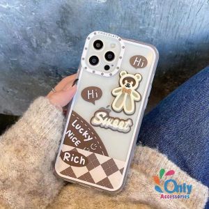 OAC SS111 CASE FOR OPPO A3S C1 A1K C2 A5S A7 A12 F9 A11K A15 A15S A16 A52 A92 2020 A53 A33 2020 A54 4G A9 A5 2020 A8 A31 RENO 4 4G RENO 5F RENO 6 PRO A17 RENO 8T 4G A57 2022 5G Sweet Rich Bear Softcase Casing Hp