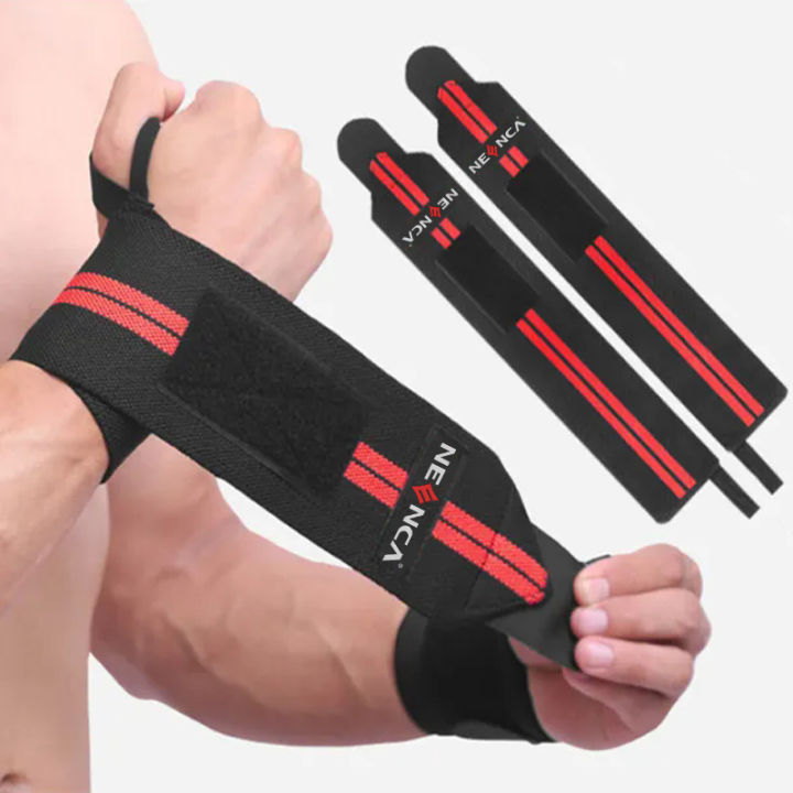 NEENCA Weightlifting Wrist Wraps (2 Pack) 18