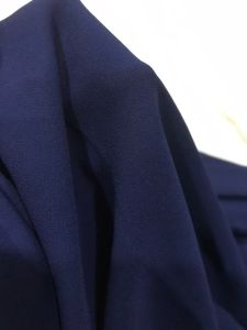 vải voan lụa châu toan màu xanh đen _( khổ 1m5) mềm rũ thoáng mát may đầm váy áo sơ mi vv