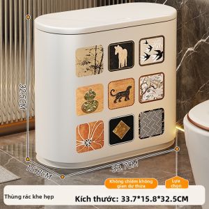Thùng Rác Nắp Đậy Chống Thấm Kháng Mùi Dung Lượng Lớn