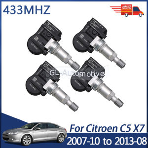 4PCS 433MHZ TPMS Sensor Tire Pressure Monitoring Sensor For Citroen C5 2007-10 to 2013-08 9673198580 5430T4